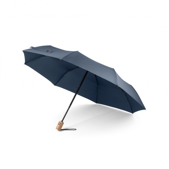 Guarda-chuva em rPET dobrável Com Logo Personalizado