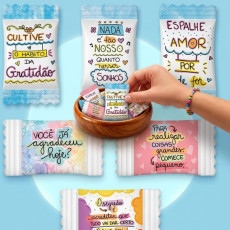 Balas Personalizadas com Frases Sortidas