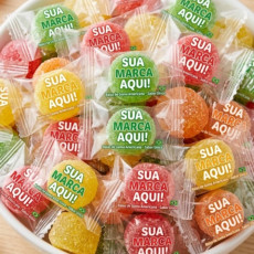 Balas Personalizadas de Goma Americana