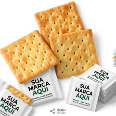 Biscoitos Personalizados tipo Cream Cracker
