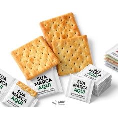 Biscoitos Personalizados tipo Cream Cracker