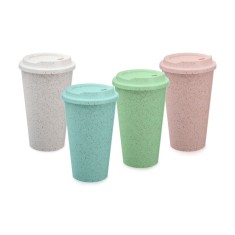 Copo Fibra De Arroz 550ml Personalizado