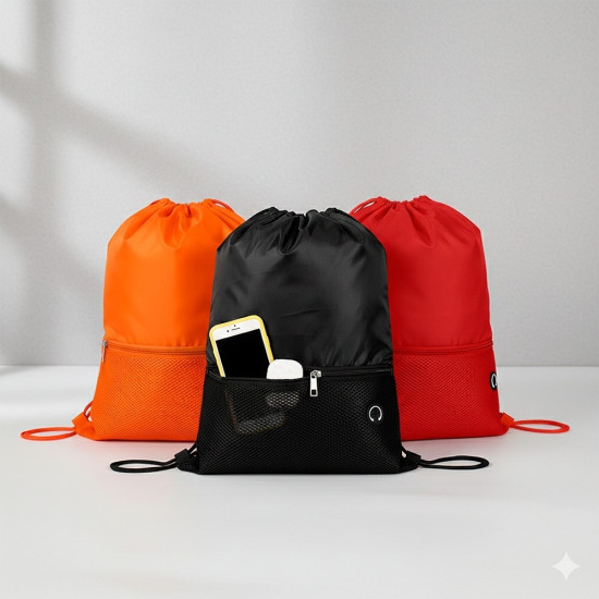 Mochila Saco em Poliéster Personalizada