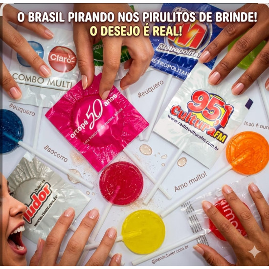 Pirulito Personalizado Frutpop