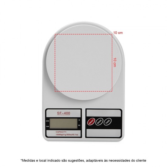 Balança Digital de Cozinha Personalizada