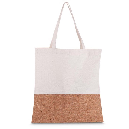 Sacola em algodão 140g/m² e cortiça (39x35cm) Personalizado