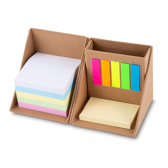 Bloco De Anotações Formato De Cubo Em Papelão Reciclado Personalizado Para Brinde