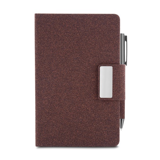 Kit escritório A5 e Caneta Metálica Personalizado