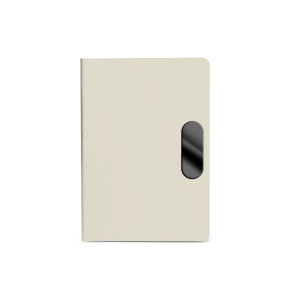 Caderno em pu com placa em metal Personalizado