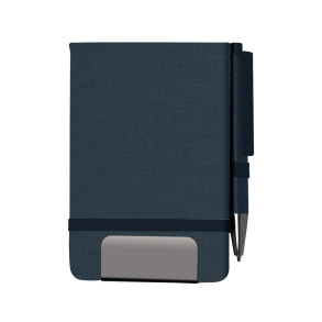 Mini caderno a6 em rpet com caneta Personalizado