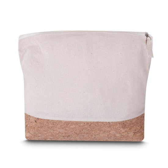 Nécessaire em algodão 140g/m2 e cortiça Personalizado