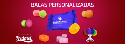 Balinhas Personalizadas para Brinde Corporativo: Marca B Online é Representante da FRUTMEL