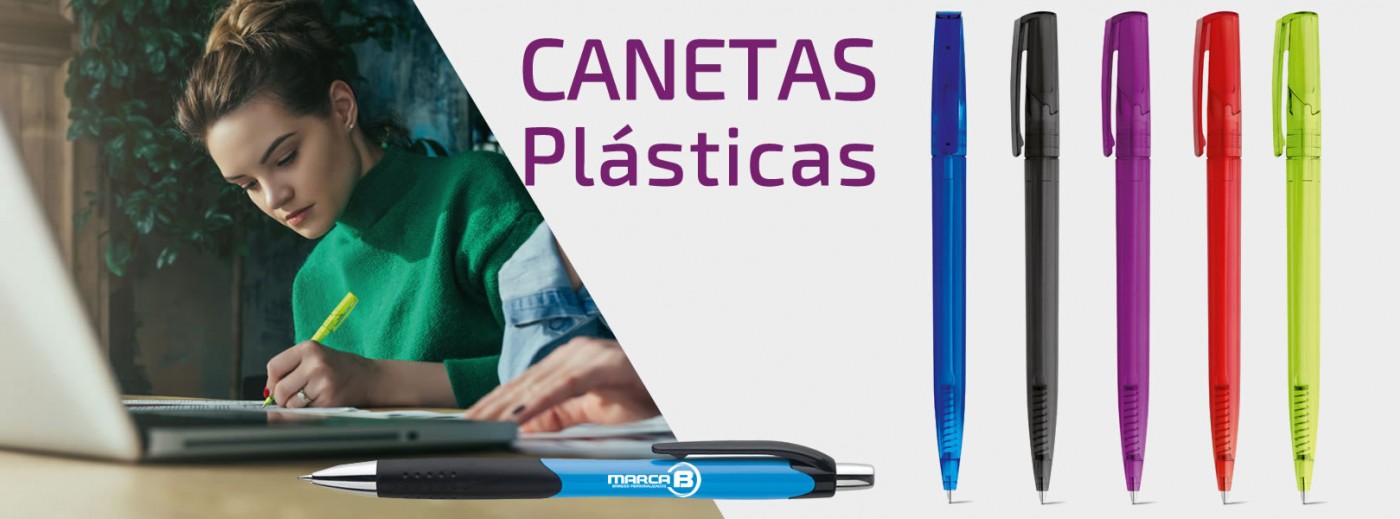 Canetas Plásticas Personalizadas