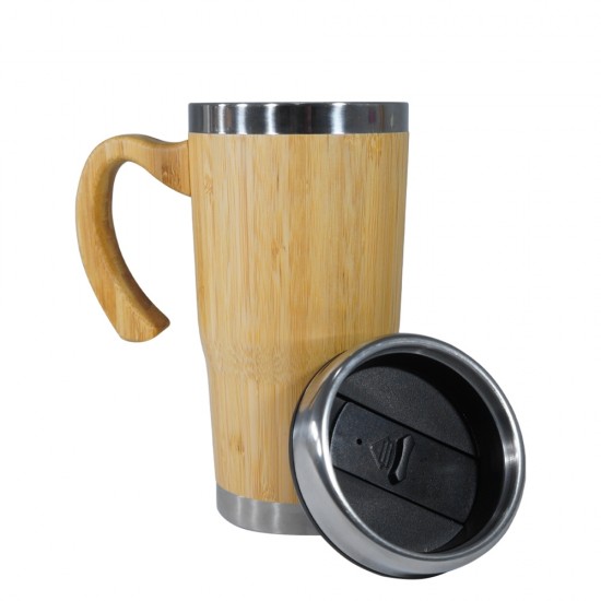 Caneca Bambu 500Ml