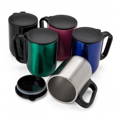 Caneca 250 Ml Parede Dupla Em Inox,