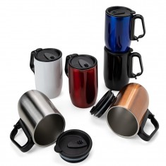 Caneca Inox Parede Dupla 400 Ml