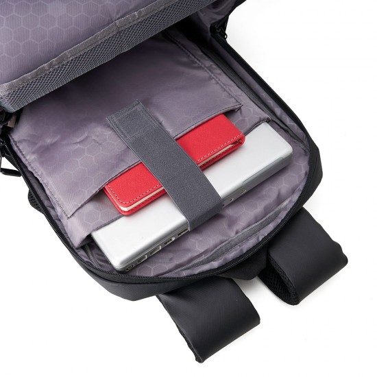 Mochila Couro Sintético Usb 20 Litros