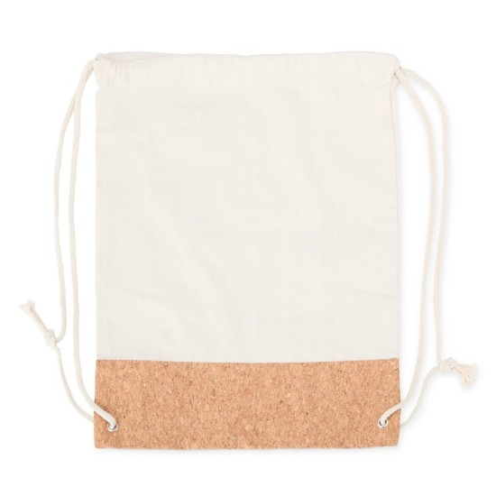 Mochila Saco de Lona e Cortiça Personalizada