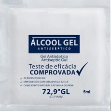 Álcool Gel 70% Antisséptico Sache