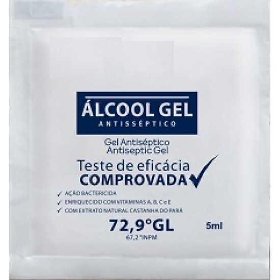 Álcool Gel 70% Antisséptico Sache