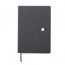 Caderno Tipo Moleskine Com Fecho Personalizada