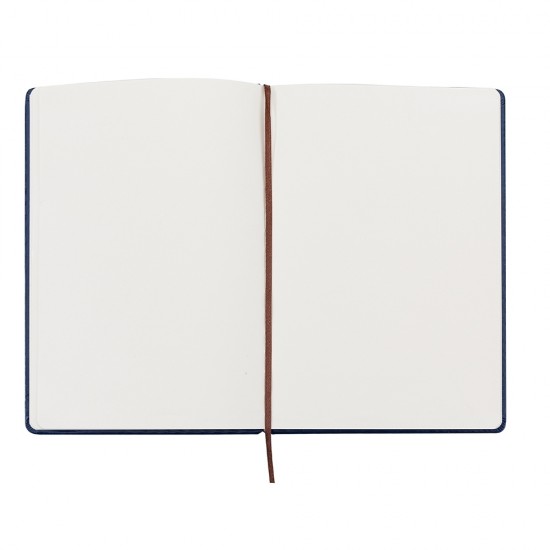 Caderneta Tipo Moleskine De Couro Sintético Personalizada