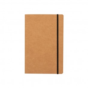 Caderneta Tipo Moleskine Quadriculado Personalizada