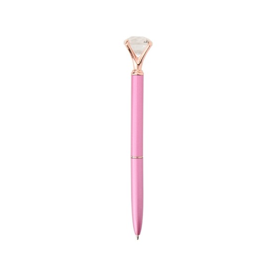 Caneta Metal Diamante Personalizada com Logotipo