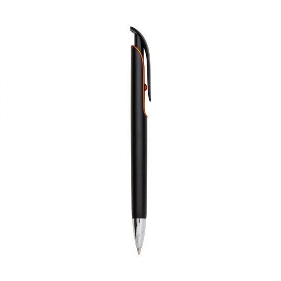 Caneta Plástica Cor Preto Personalizada