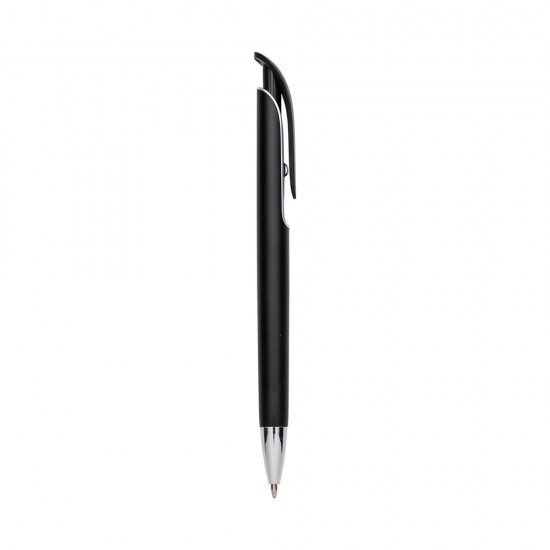 Caneta Plástica Cor Preto Personalizada