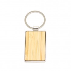 Chaveiro Metal Bambu Personalizado com Logo