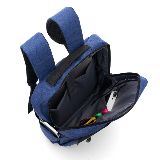 Mochila de Nylon USB 21L com Logo para Brindes