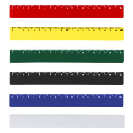 Régua Plástica 20Cm Personalizada 