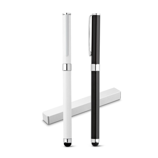 Roller em metal com escrita em preto Personalizado