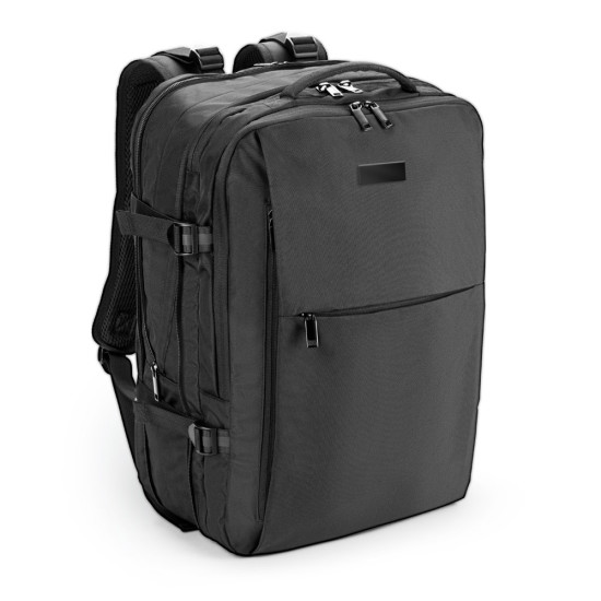 Mochila de viagem em poliéster reciclado 600D de alta densidade, com bolso para notebook 17'3