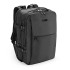 Mochila de viagem em poliéster reciclado 600D de alta densidade, com bolso para notebook 17'3