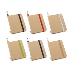 Caderno A7 de capa rígida em papel com 140 páginas lisas Personalizado