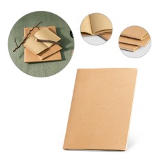 Caderno A4 de capa flexível em cartão (250 g/m²) com 80 páginas lisas Personalizado