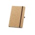 Caderno A5 de capa dura em cortiça com 160 páginas lisas Personalizado