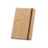 Caderno A6 de capa dura em cortiça com 160 páginas lisas Personalizado