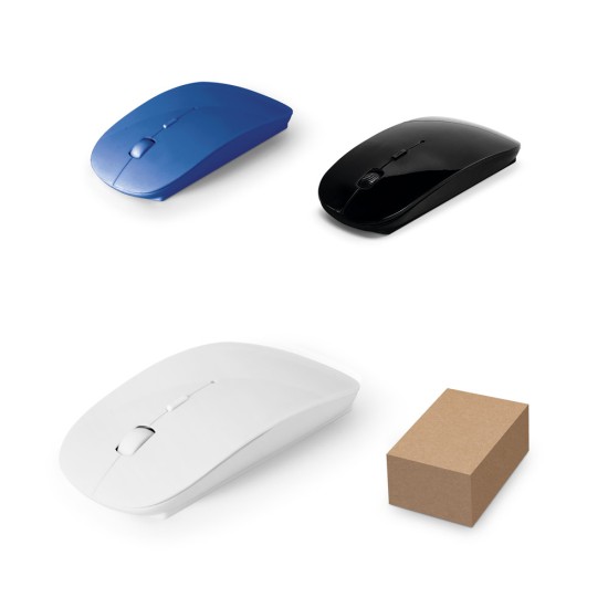 Mouse wireless 2'4G em ABS 100% reciclado Personalizado