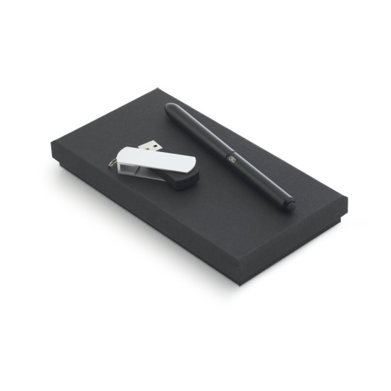 Conjunto esferográfica e pen drive Personalizado