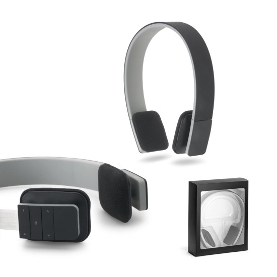 Fone de ouvido ajustáveis em ABS com microfone e autonomia de 5h Personalizado