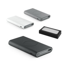 Bateria portátil por indução (wireless) super-rápido em ABS e capacidade de 10 000 mAh Personalizada