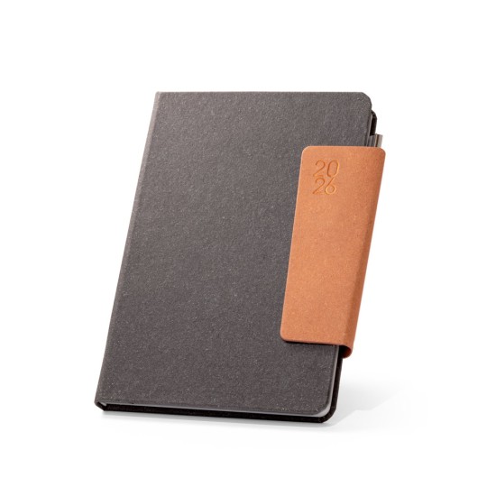 Agenda B5 em pele reciclada Personalizada