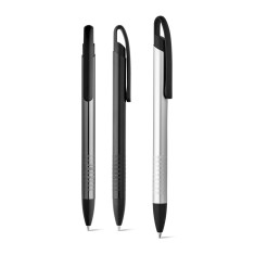 Esferográfica em alumínio com escrita em preto Personalizada