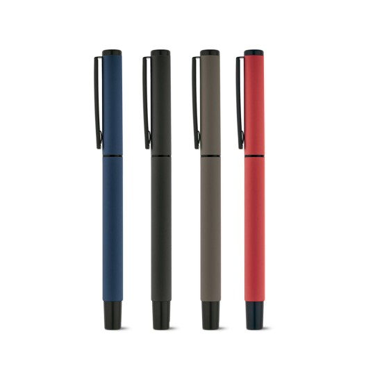 Roller em alumínio com escrita em preto Personalizado