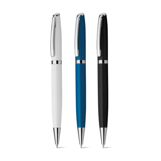 Esferográfica em alumínio com escrita em azul Personalizada
