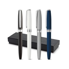 Roller em metal com escrita em preto Personalizado