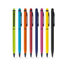 Esferográfica em alumínio com escrita em azul Personalizada